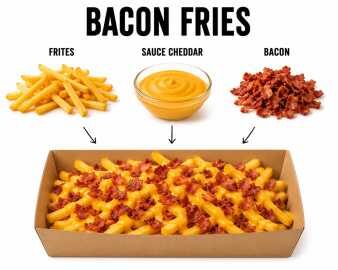 CHEESY FRIES BACON