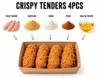 CRISPY TENDERS (4pcs)