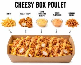 CHEESY BOX POULET